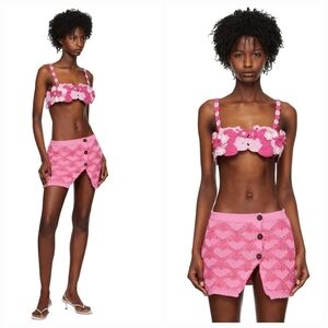 MARCO RAMBALDI Pink Sweetheart Bra Size Small NWT